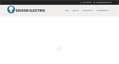 Desktop Screenshot of edisonelectric.com